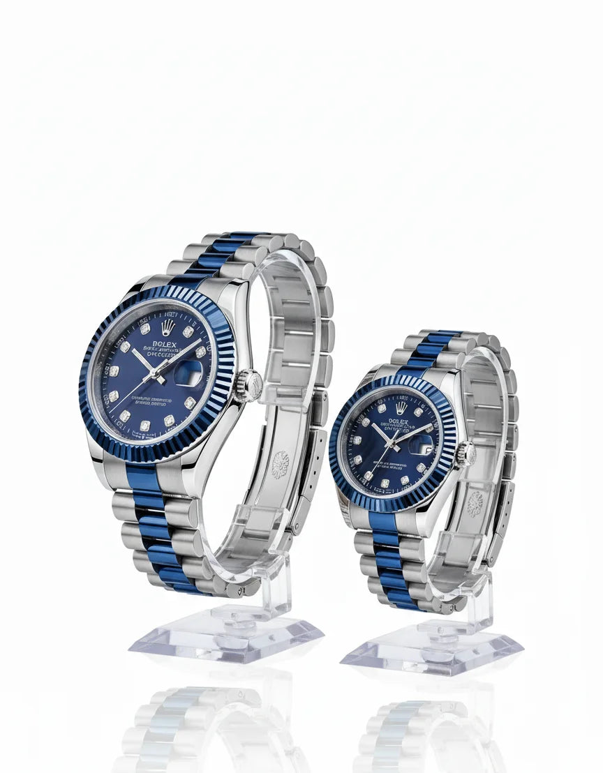 timeless duo couple watch