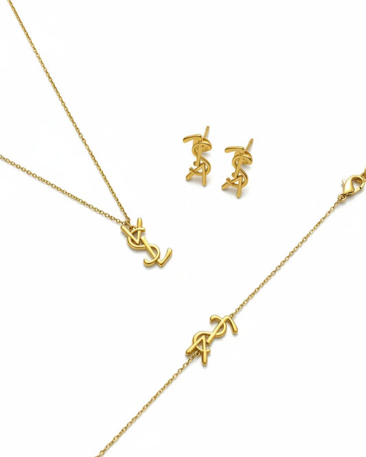 pookie heart jewellery set