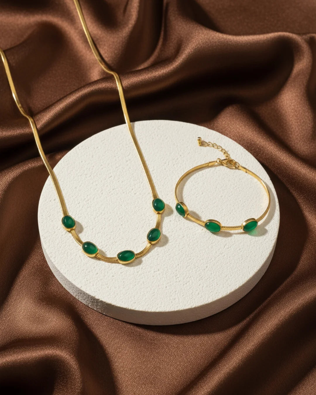 pookie heart jewellery set