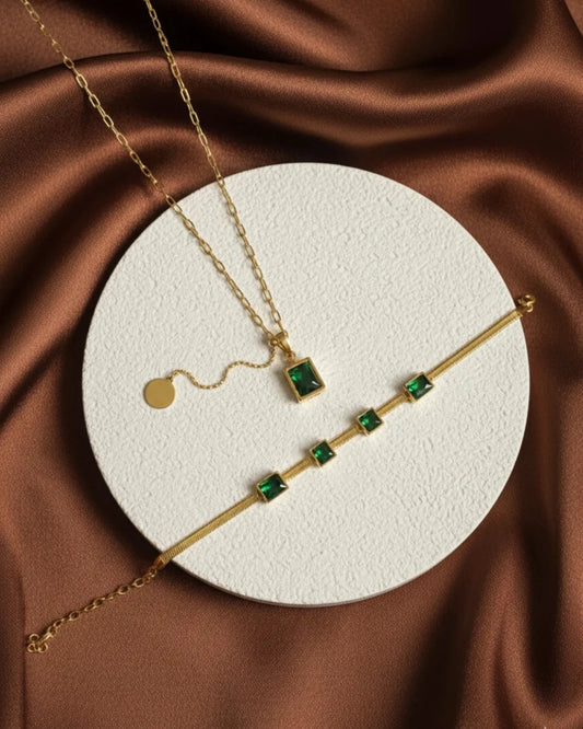 pookie heart jewellery set