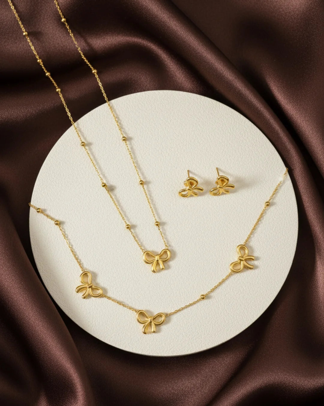 pookie heart jewellery set