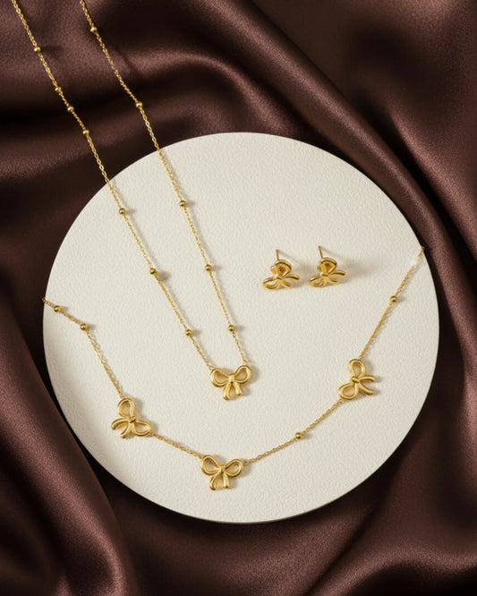 pookie heart jewellery set