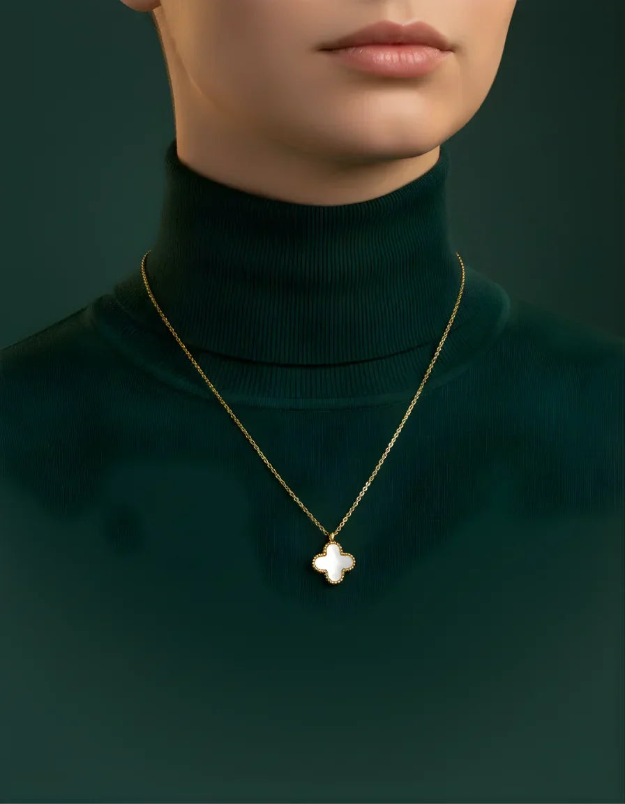 White Golden Whisper Pendant