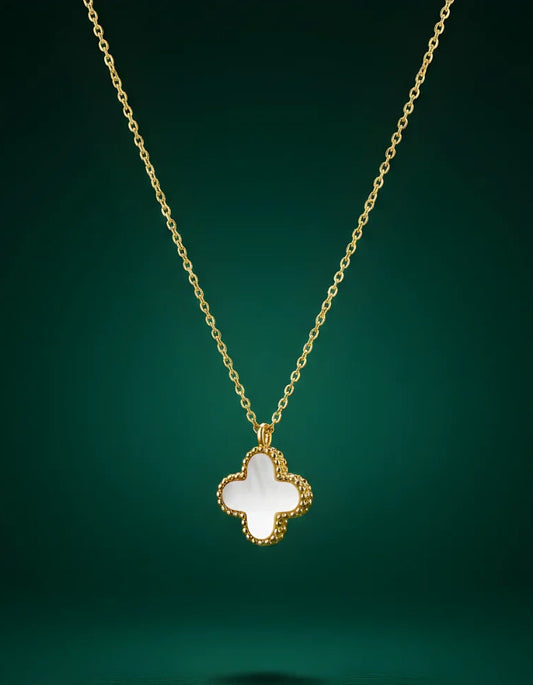 White Golden Whisper Pendant